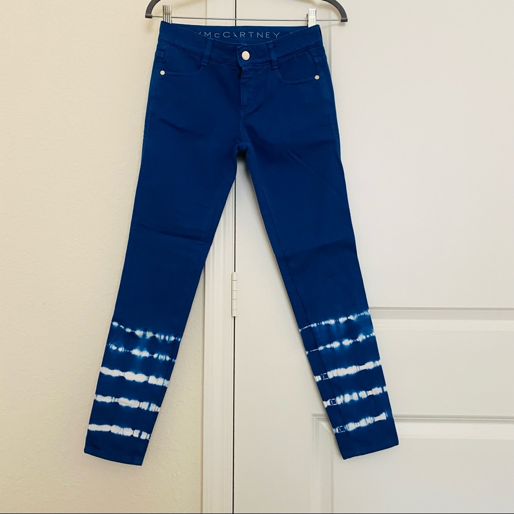 Stella mccartney tie dye skinny jeans denim